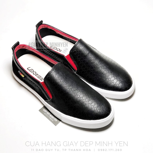 SLIP ON NAM LEYO - GIẦY LƯỜI VẢI NAM ĐẾ MỎNG