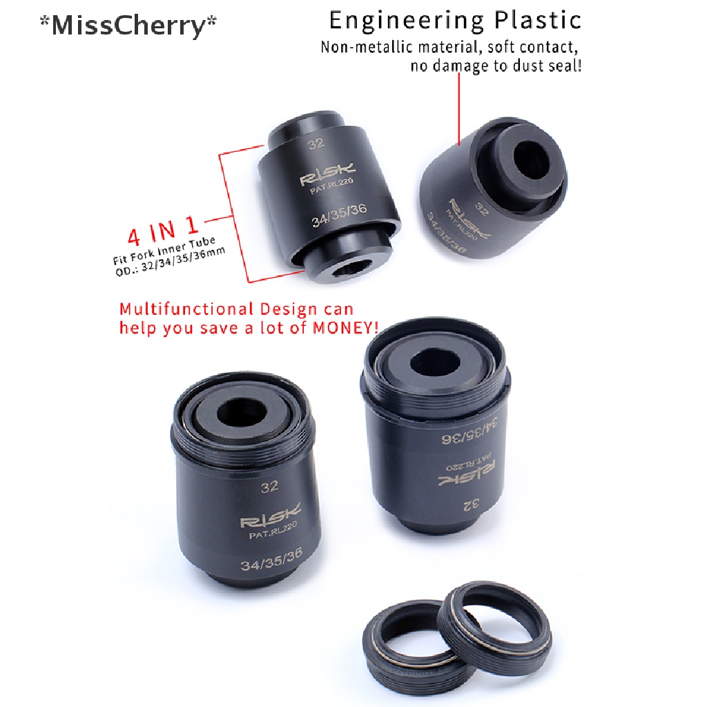 Bộ Dụng Cụ Lắp Đặt Phuộc Trước Chống Bụi Cho Xe Đạp 32 / 34 / 35 / 36 / 40mm