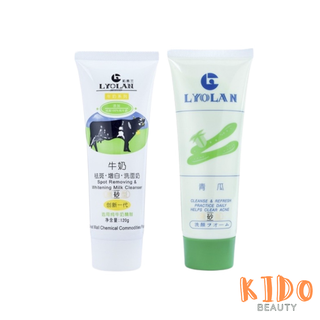 Sữa rửa mặt dưa leo / con bò lyolan - srm nữ lyolan 120g