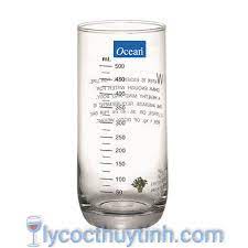 COMBO 6 Ly thủy tinh chia vạch Ocean Top Drink 625m