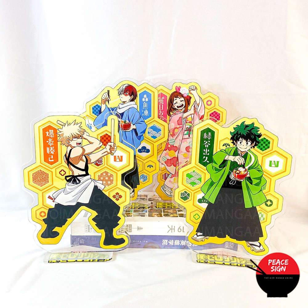 Mô hình Standee BOKU NO HERO ACADEMIA Học Viện Anh Hùng ver LỄ HỘI mica acrylic anime chibi