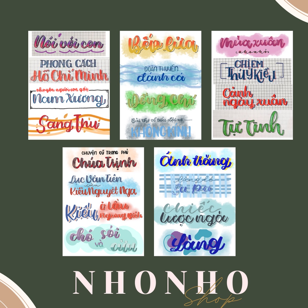 Tiêu đề văn học 9-nhonho shop