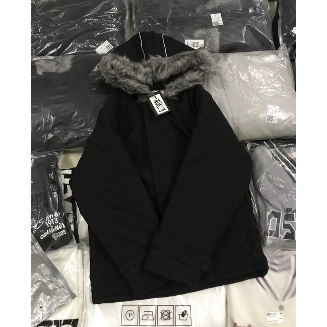 Áo khoác nam mũ lông kèm bảng size |kèm ảnh thật 100%|