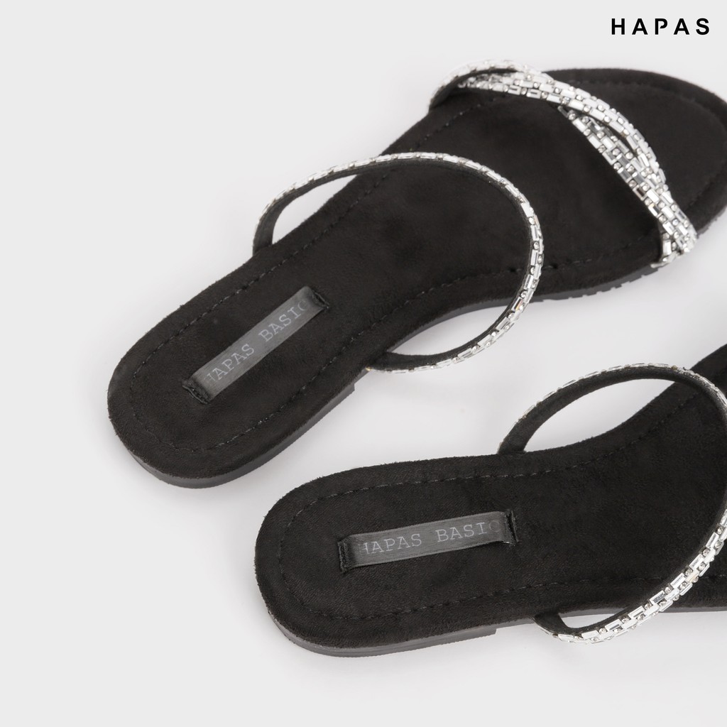 Dép Sandal Nữ Cao Cấp Quai Xoắn Đính Đá - 08 HAPAS- DEP175