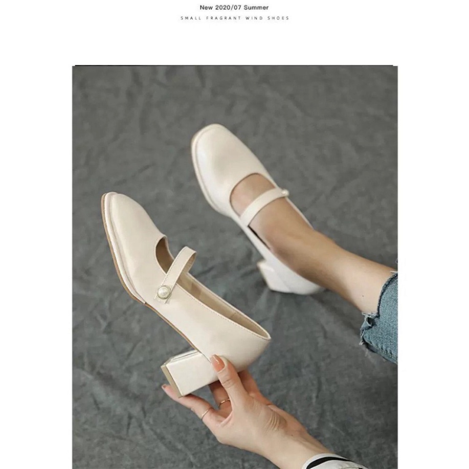 Giày cao gót style tiểu thư quai ngang vitage cực xinh
