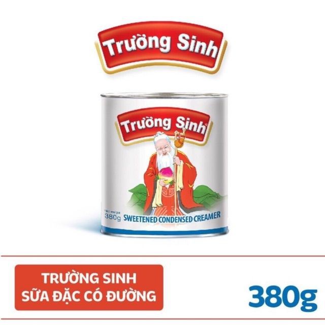 Sữa đặc có đường trường sinh lon 380g, chất liệu cao cấp, thiết kế dễ dàng sử dụng, gía cả hợp lý