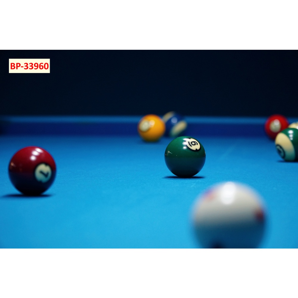 Tranh dán tường Club bida, Billiards, Bi-a Mẫu Hot Nhất
