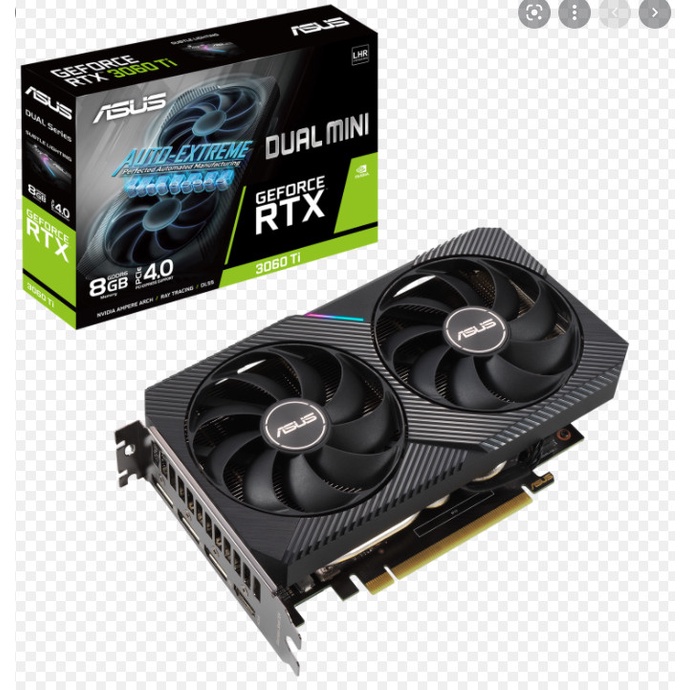 VGA RTX3060Ti, RTX3060 Asus Dual Mini 8GD6 2Fan, card màn hình rtx3060 rtx3060ti