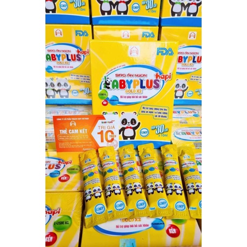 Siro Ăn Ngon BabyPlus tăng cân tự nhiên, cải thiện táo bón