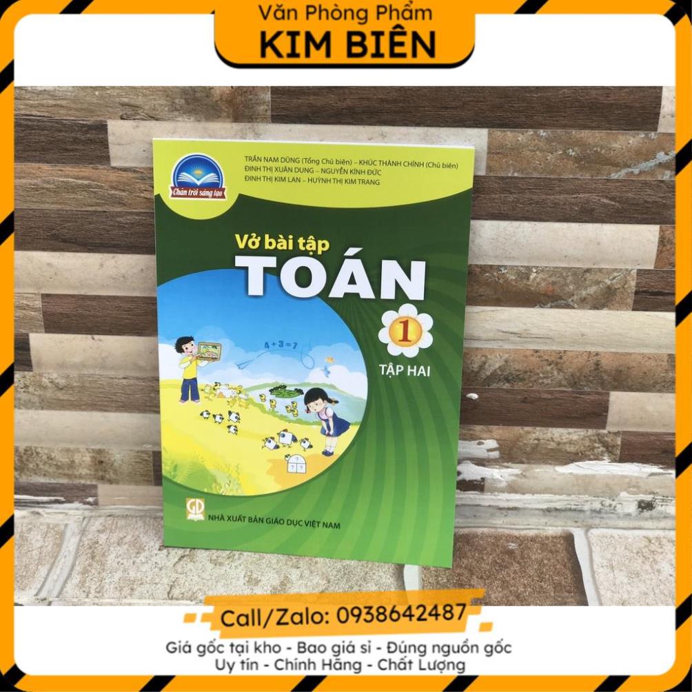 Combo  toán +vbt toán lớp 1 theo chân troi sáng tạo