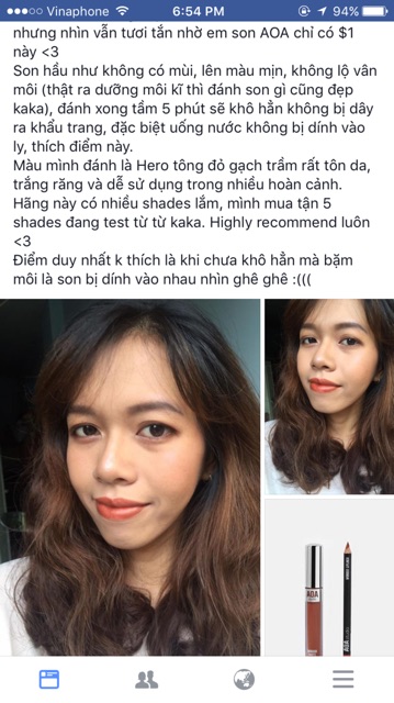 [ Về thêm ] Son AOA Wonder Matte Liquid Lipstick [ShopMissa ] | BigBuy360 - bigbuy360.vn