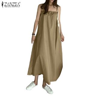 Đầm maxi zanzea không tay thời trang dành cho nữ