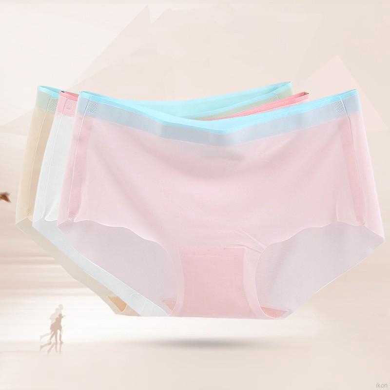 Quần lót cotton giấu đường may thoáng khí thoải mái cho nữ