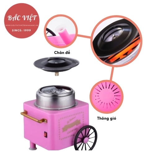 Máy làm kẹo bông mini chuyên dụng gia đình