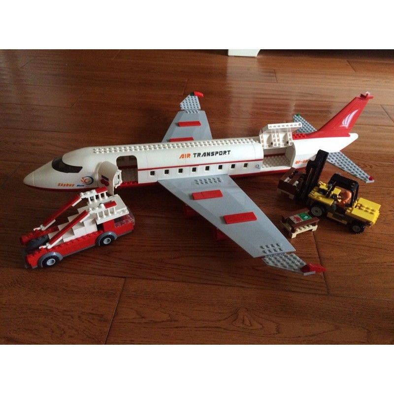 Đồ chơi xếp hình lắp ráp kiểu Lego máy bay (856 mảnh ghép) Gudi 8913