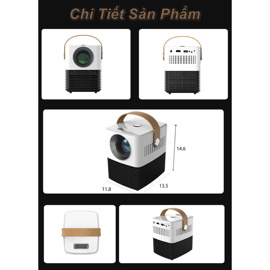 Máy chiếu android xách tay Retro CineHome - Home and Garden