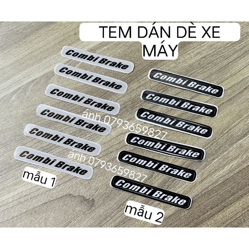 TEM DECAL CHO DÈ XE MÁY