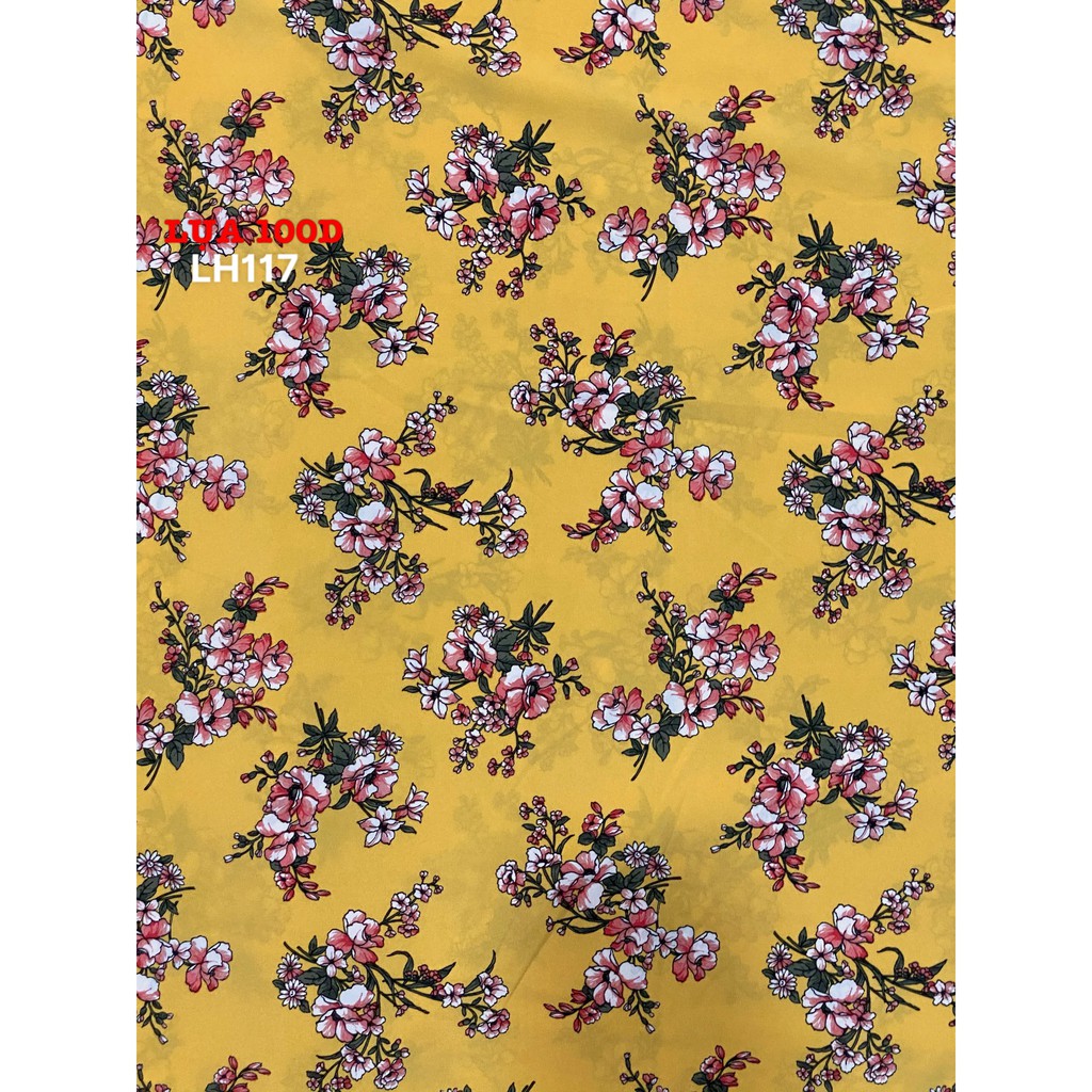 VẢI LỤA  HOA NHÍ - DÒNG VẢI THÔNG DỤNG - 1 MÉT X 1M5