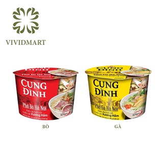 [Thố lẻ] Phở tô Cung Đình Hà Nội 2 vị bò, gà – Hộp 80g - MICOEM