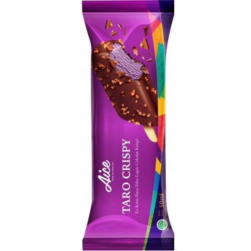 Kem khoai môn socola vỏ giòn - Kem Aice - Kem Haidilao