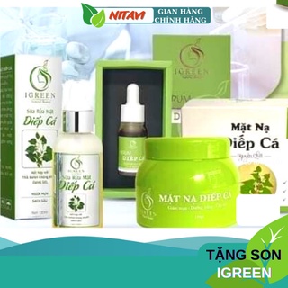 Serum diếp cá Igreen giảm mụn thâm mụn bọc tái tạo da hiệu quả sau 7 ngày