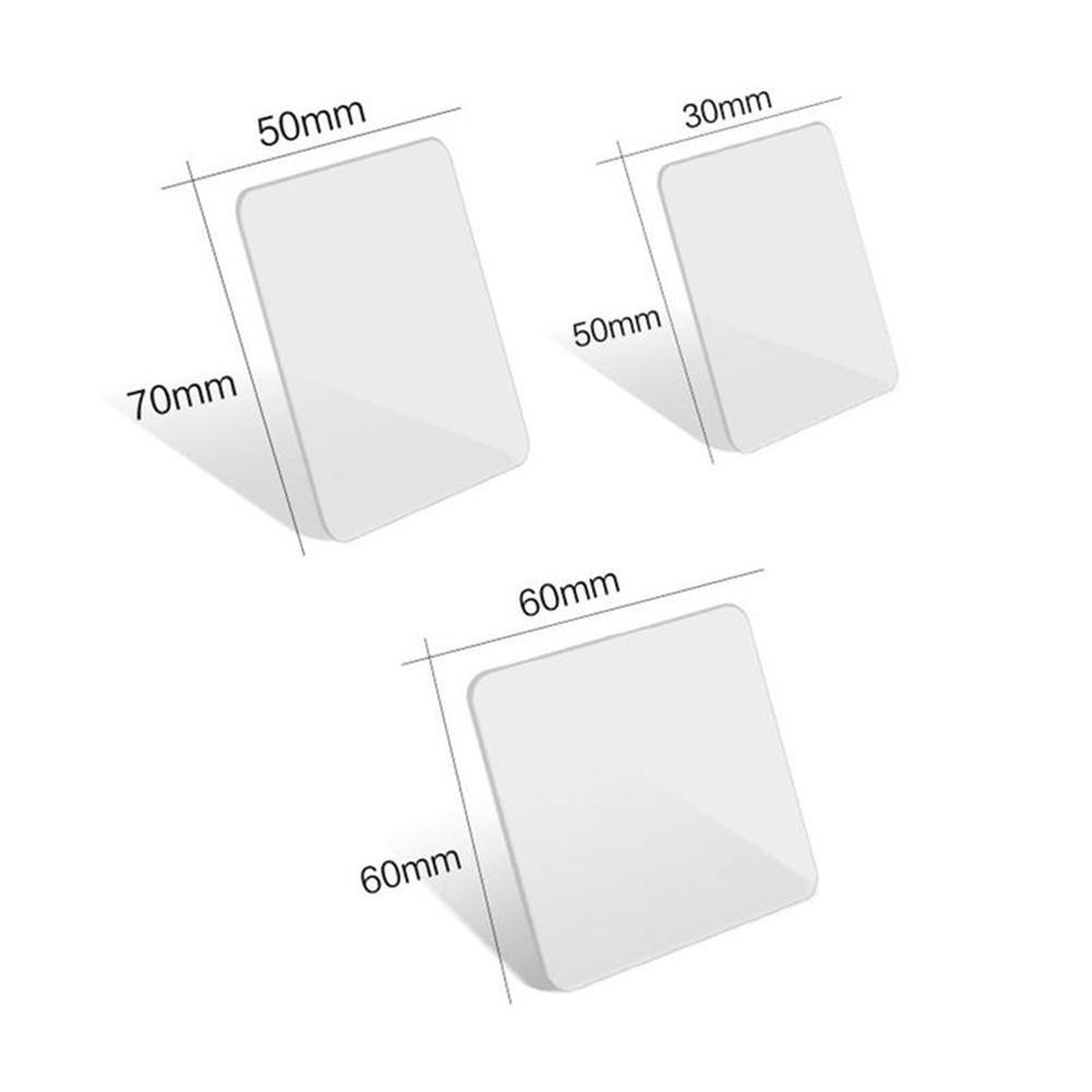 YIYU Set 20 / 100 Băng Keo Trong Suốt Cố Định Không Cánh Tường Nhà Tắm