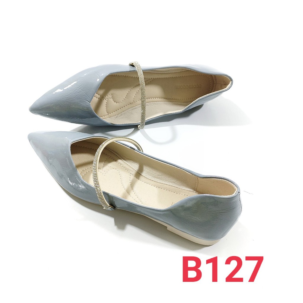 GIÀY BÚP BÊ SIZE 37/ Giày Búp Bê Nữ Mới Mủi Nhọn From Chuẩn Êm Chân| Giày Bệt Nữ DẺO SIZE 37