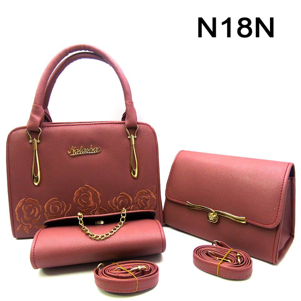 Bộ 3 Túi Thêu Hoa 7 Màu N18 Tại A_N Shop | BigBuy360 - bigbuy360.vn