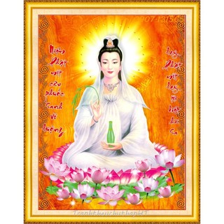Tranh đính đá phật bà vs093 - tự đính