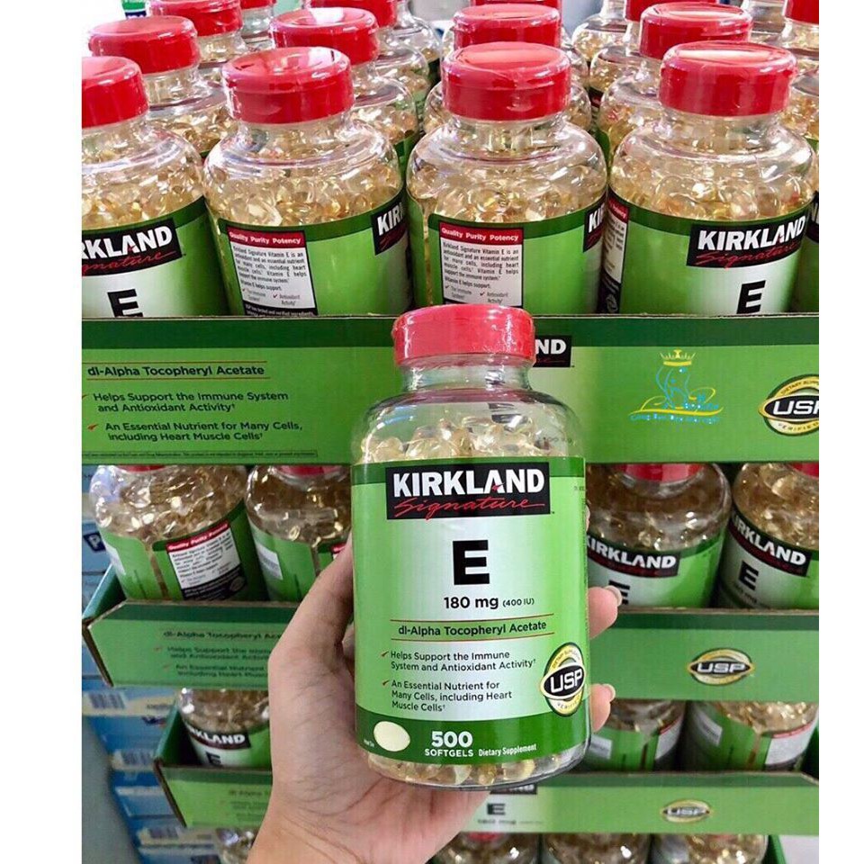 Vitamin E 400 IU Kirkland của Mỹ