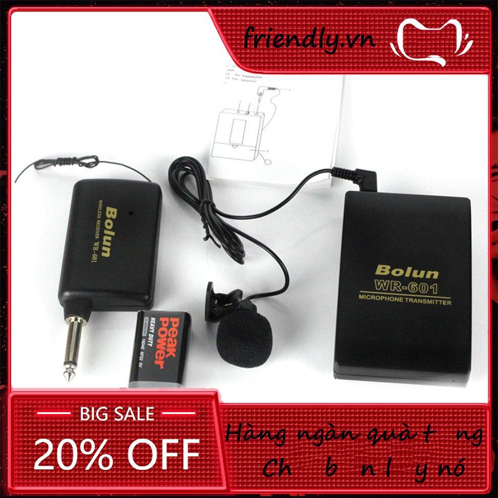 Bộ Micro Thu Âm Không Dây Chuyên Dụng Wr601 | BigBuy360 - bigbuy360.vn
