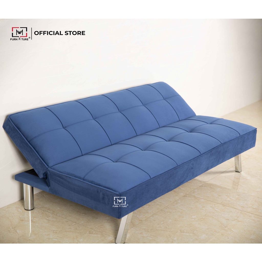 Sofa giường vải nhung 3 chức năng nằm thương hiệu MW FURNITURE