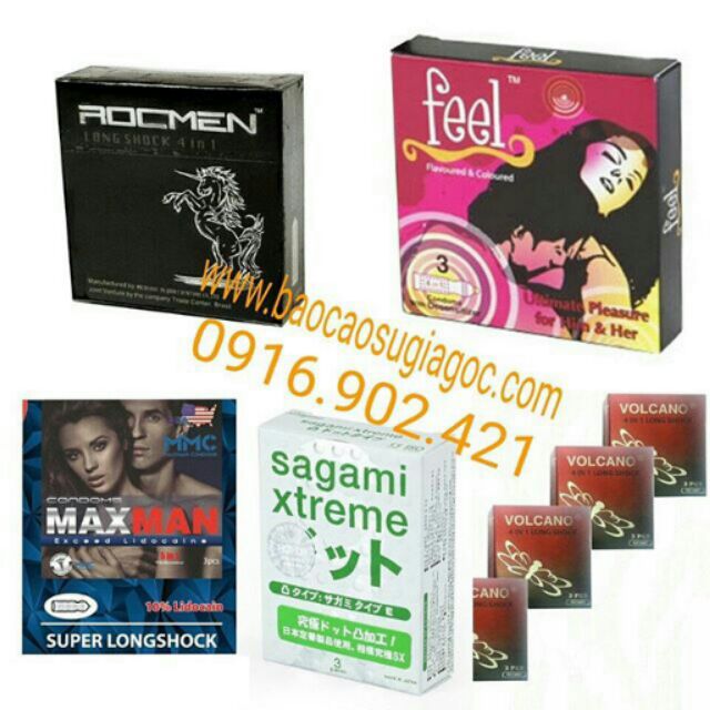 Combo 5 hộp bao cao su cao cấp