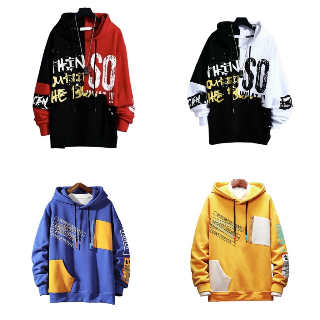 [Mã SR101512 giảm 25% đơn 50K] Áo hoodie unisex form rộng phong cách Hàn Quốc cho giới trẻ chất liệu vải nỉ chống nắng | BigBuy360 - bigbuy360.vn
