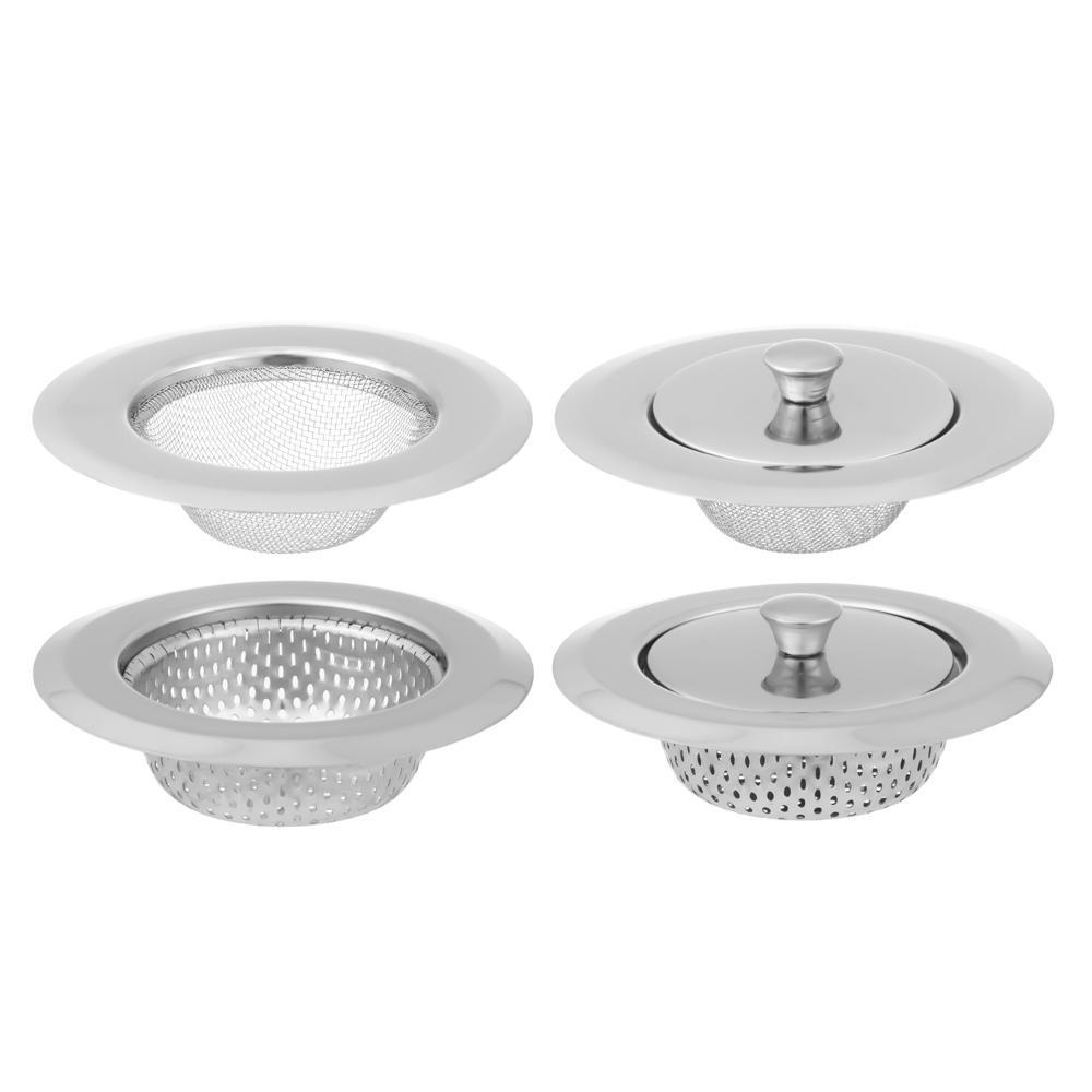 Nắp Chặn Tóc Bằng Thép Không Gỉ Cho Bồn Rửa Nhà Tắm