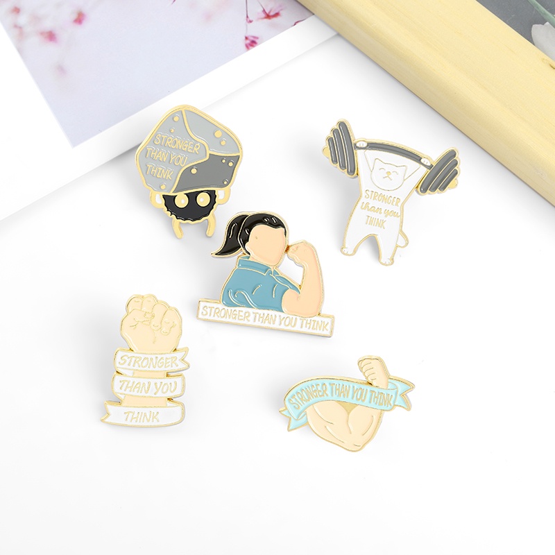 Ghim cài áo Qihe Jewelry họa tiết hoạt hình ngộ nghĩnh