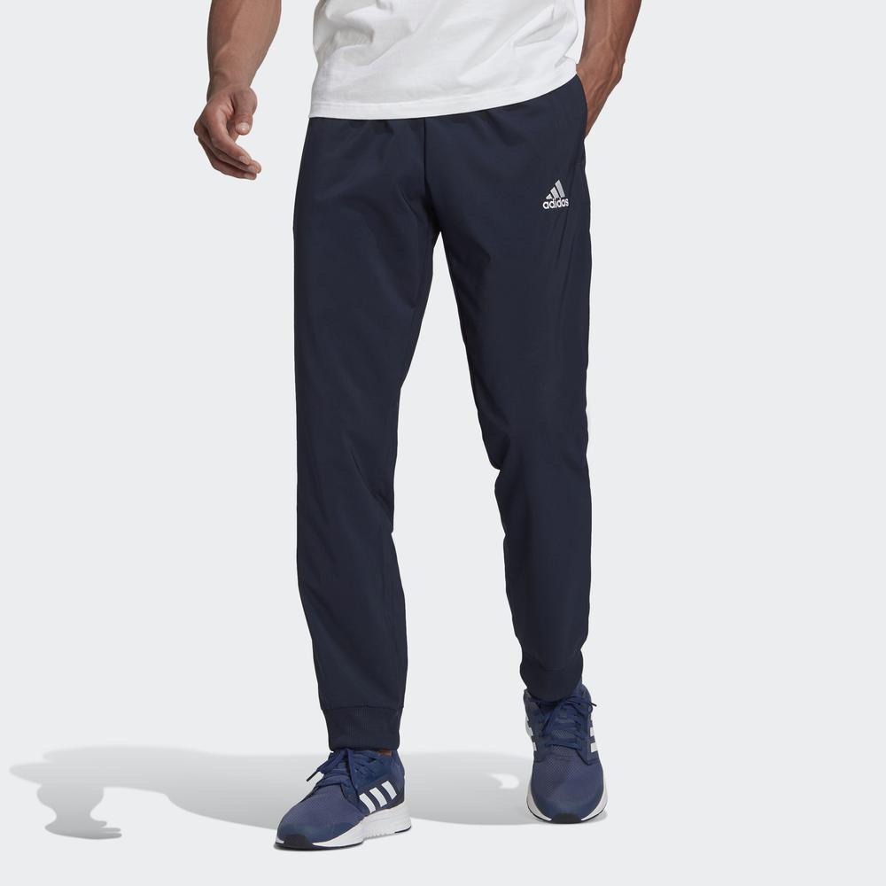 Quần adidas Nam Quần Ống Côn Thêu Logo Nhỏ Stanford AEROREADY Essentials Màu xanh dương GK8894