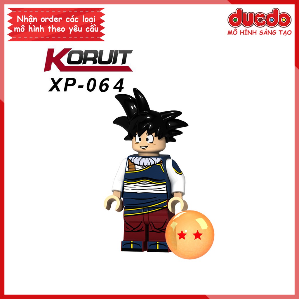 Minifigures các nhân vật 7 viên ngọc rồng mới nhất - Đồ chơi Lắp ghép Mini Mô hình Dragon Ball Goku Koruit KT1009