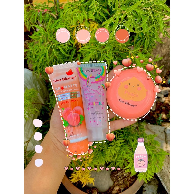 🥰 Combo kem nền + kem lót + phấn phủ