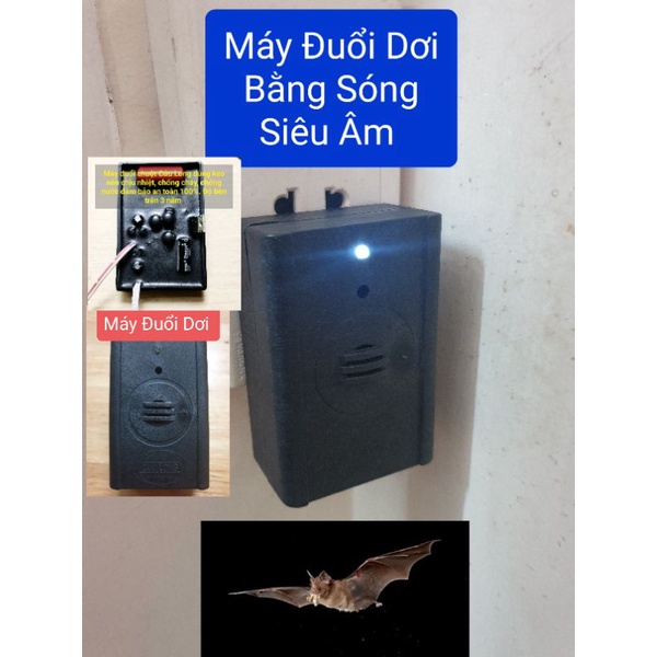 Máy Đuổi Dơi Trên Mái Nhà & Sân- Thiết Bị Xua Đuổi Dơi Trong Nhà Sân Vườn Bằng Siêu Thanh An Toàn Hiệu Quả 100%