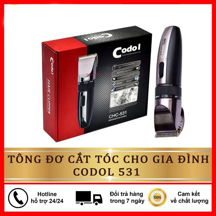 Tông đơ cắt tóc gia đình Codol 531 thì việc tự chăm sóc và cắt tóc cho bé yêu dễ dàng ngay tại chính căn nhà của bạn