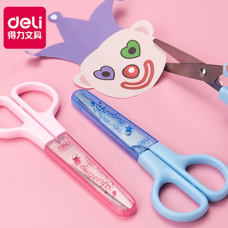 Kéo Cắt Giấy Đầu Tròn An Toàn Cho Bé