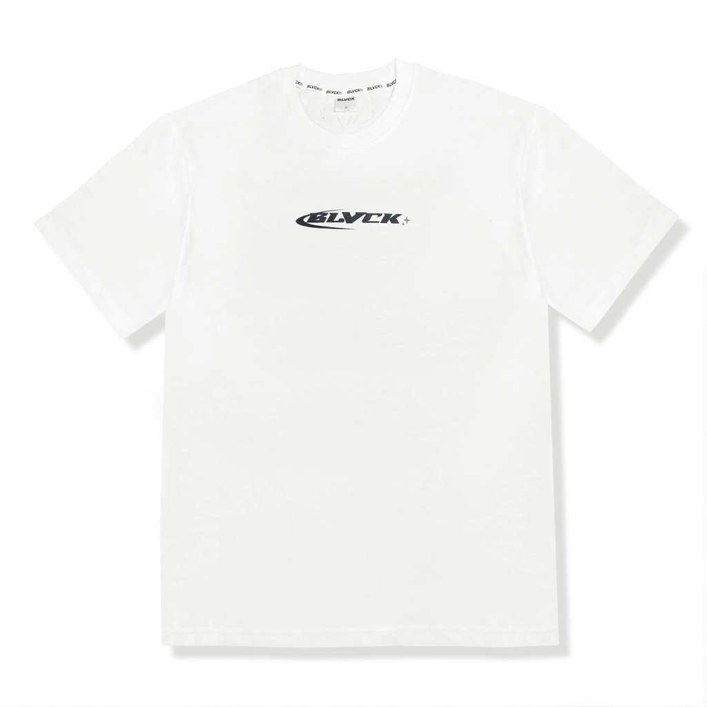 Áo thun Basic Logo - BLVCK Màu Kem - Trắng, 100% Cotton