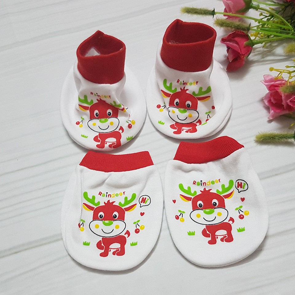 [SIÊU XINH] Bao Tay Chân Kerokid Cho Bé Sơ Sinh Chất Cotton - Họa Tiết Đa Dạng - BTT00105