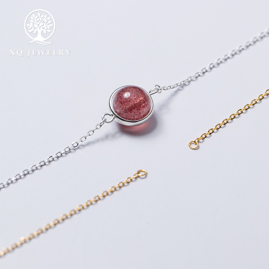 Charm bạc dây xích gắn 2 đầu - NQ Jewelry