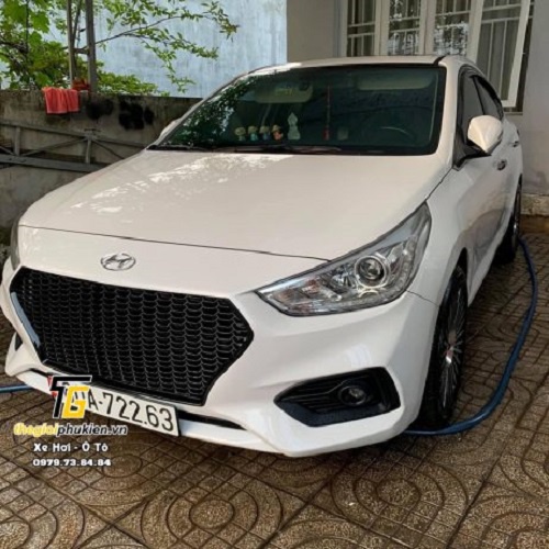 Mặt Calang, Ca lăng độ cho Hyundai Accent 2018-2020 mẫu lưới