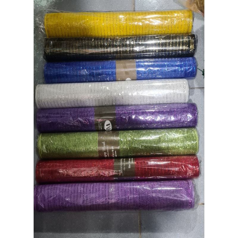 cuộn lưới kim tuyến gói hoa