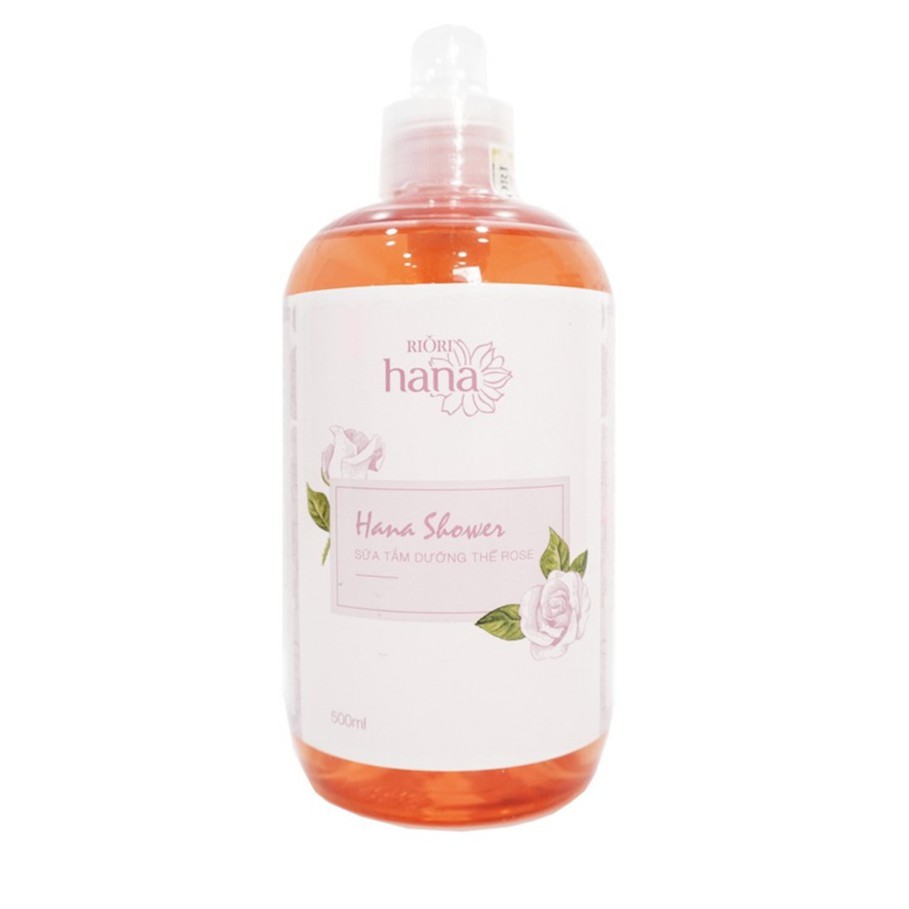 Sữa Tắm Dưỡng Thể Hoa Hồng Dạng Gel Hương Nước Hoa Quyến Rũ RIORI GEL ROSE (500ml - 1000ml)