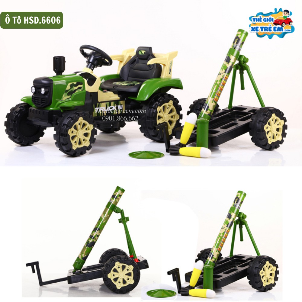 Xe ô tô công binh cho bé HSD.6606