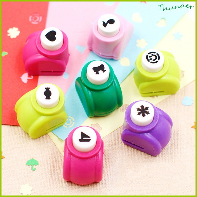 Dụng Cụ Bấm Lỗ Giấy Mini Hình Bông Hoa